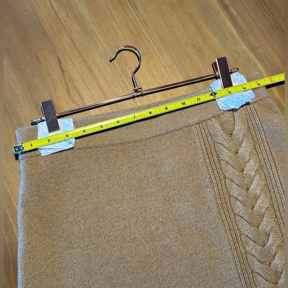 NWT INTERMIX Women’s L Cashmere Wool Blend High Waisted Pencil Skirt - Picture 10 of 10